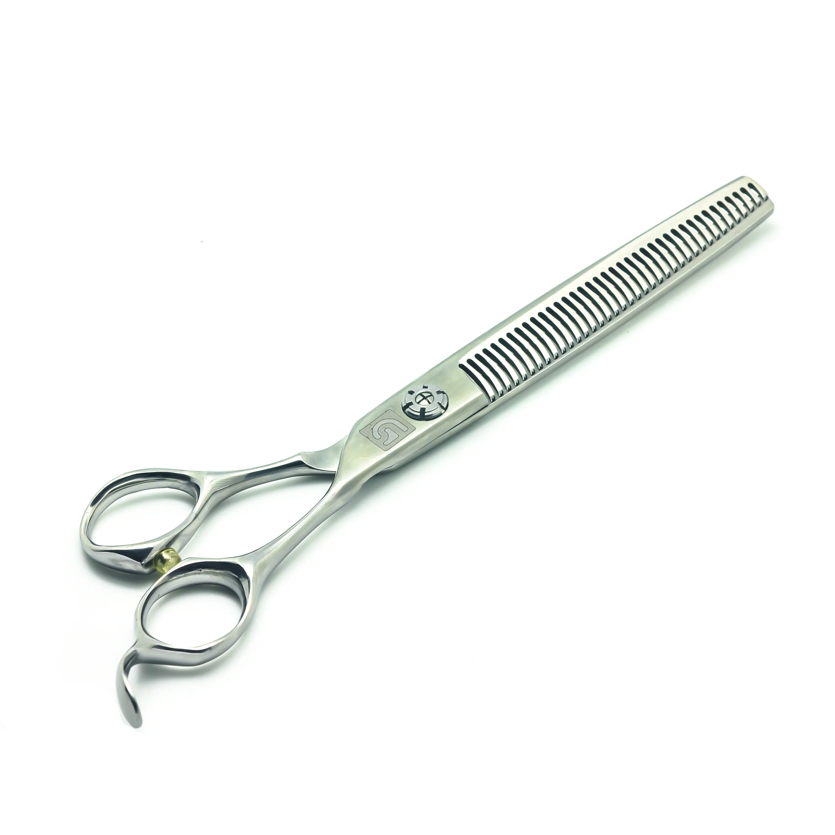 

Chunker Japan VG10 Steel Master Professional Pet Thinning Hair Scissors Dog Grooming Scissors Shears, Stainless steel color