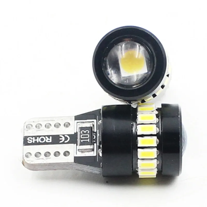 T10 194 168 W5W 18SMD 3014+1SMD 3030 Car LED Interior Bulbs Error Free Side Wedge Light led T10 Canbus