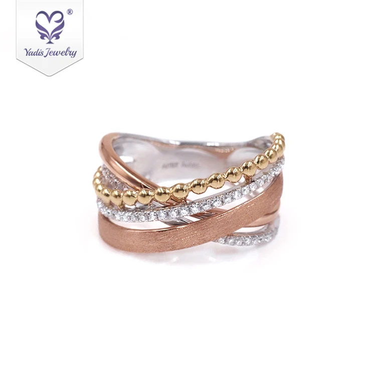 

Yadis unique jewelry men 14k stone moissanite gold rings band for women, Rose gold yellow gold white gold