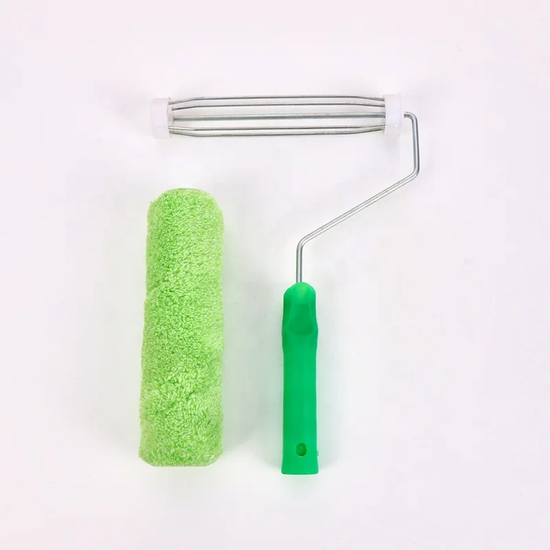 

Green Roller Brush Polyester Material Roller Brush Hardware Tools Paint Brush and Rollers