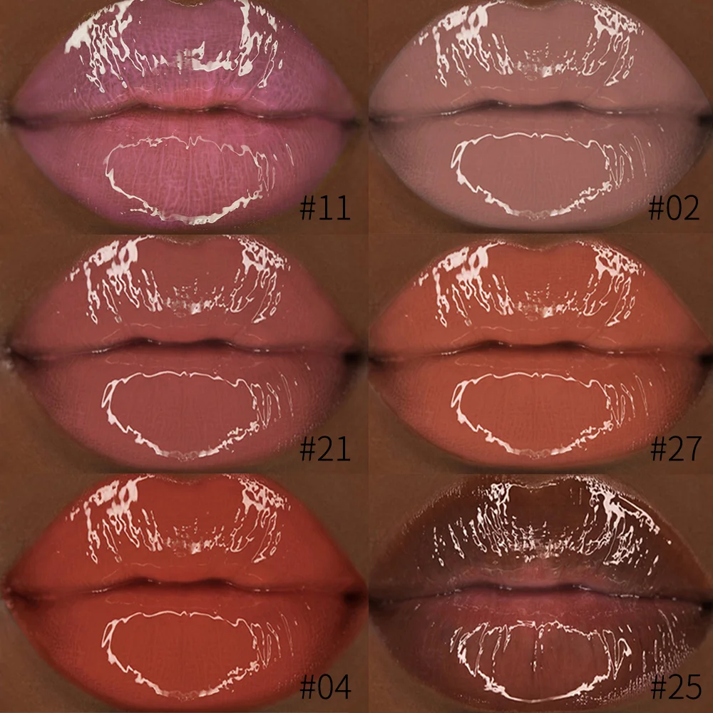

Multicolor Lip Gloss Private Label Custom Logo Shiny Glitter Clear Lipgloss Nude Lip Gloss