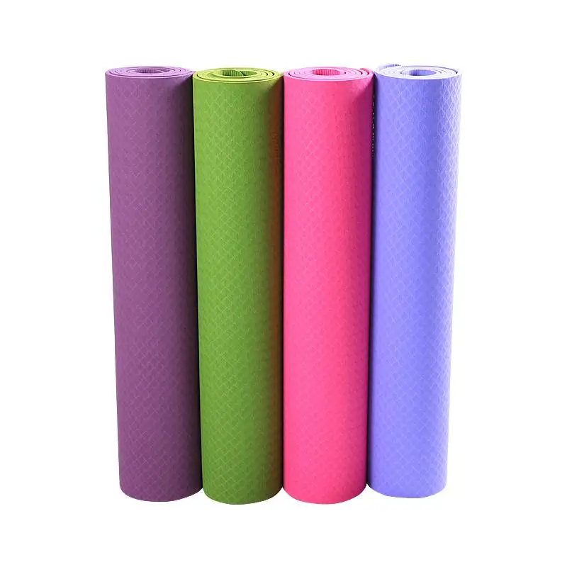 

Wholesale Cheap TPE Lightweight Best Premium Exercise Yoga Mat, Customized color