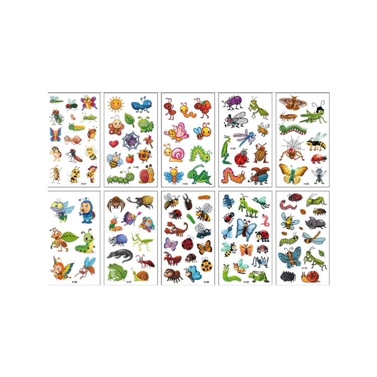 

Wholesale nice price fashion Waterproof children friendly space series tattoo stickers