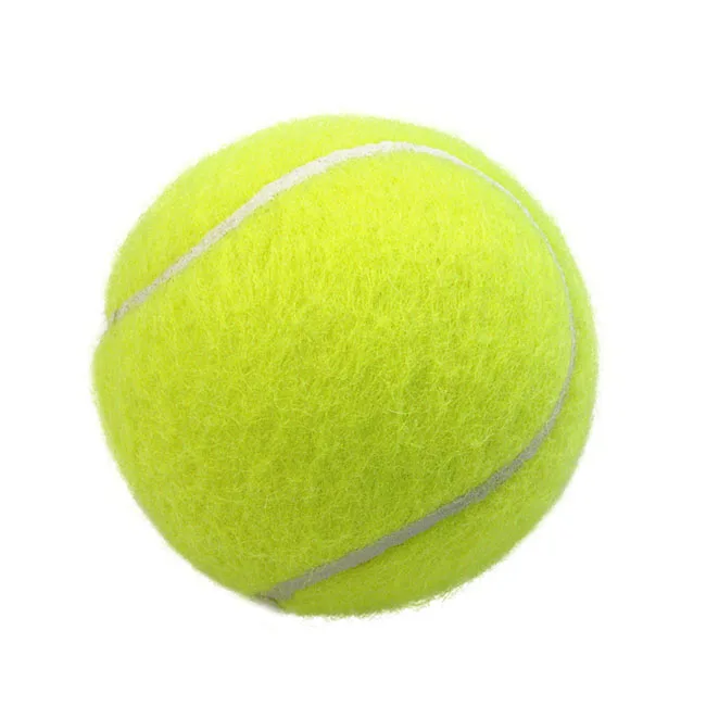 

2022 New Design pickle Yellow Green customized logo Chemical fiber natural rubber Tennis balls, Customize color