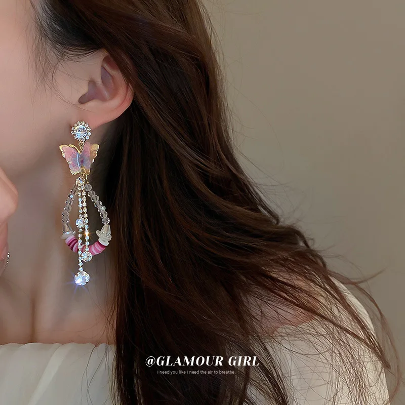 

fashion quality butterfly earring charms for jewelry making