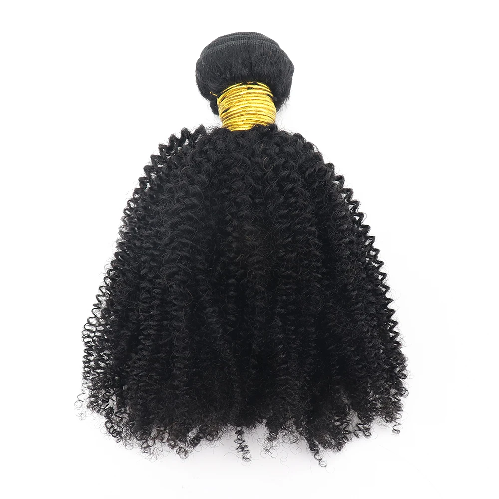 

High Quality 100% Human Hair Afro Kinky Curly 3A 3B 3C 4A 4B Weave Bundles Hair Bundles 3C4A Hair Bundles