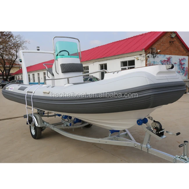 Ce 17ft 5.2m Sport Rib Boat Rib Fishing Hypalon Inflatable Rowing Boats