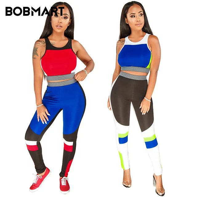 

Xl Activewear Sets Wholesale Fashion Two Piece Set Women Clothing Yoga Bras Plus Size For Summer Sports