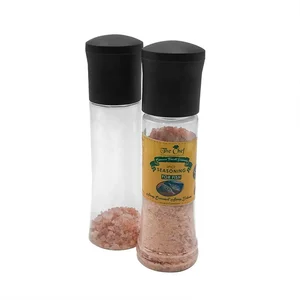 Image of 340ml disposable Salt and Pepper Mills/Plastic Spice Grinder/plastic bottle with salt pepper mill