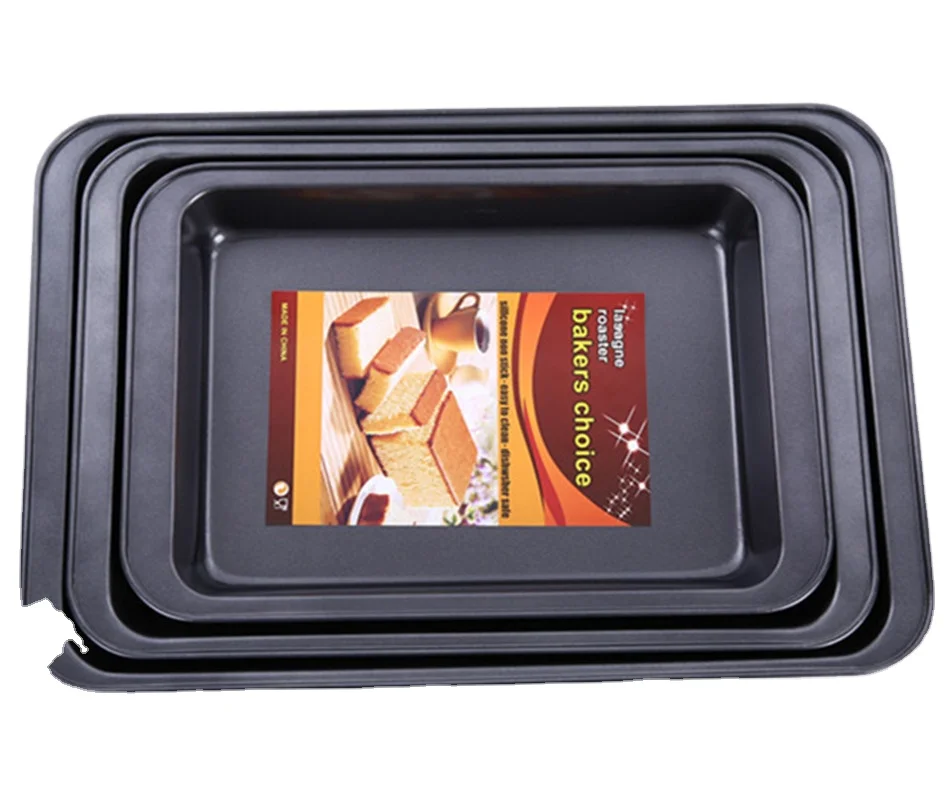 

New Three-Piece Set non-stick baking Tray Multi-Purpose Baking Tools Metal Non-Stick Cake Mold