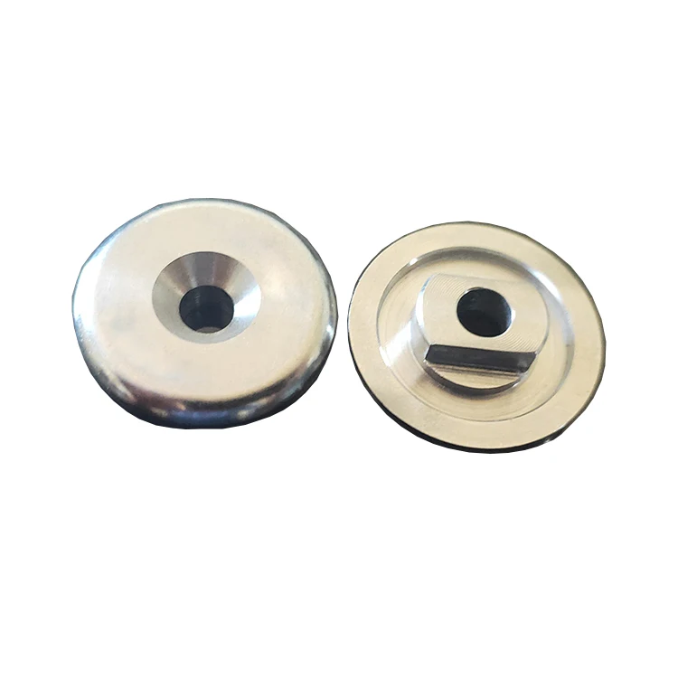

factory price grade 9 titanium barend plug titanium bar end plug, Silver