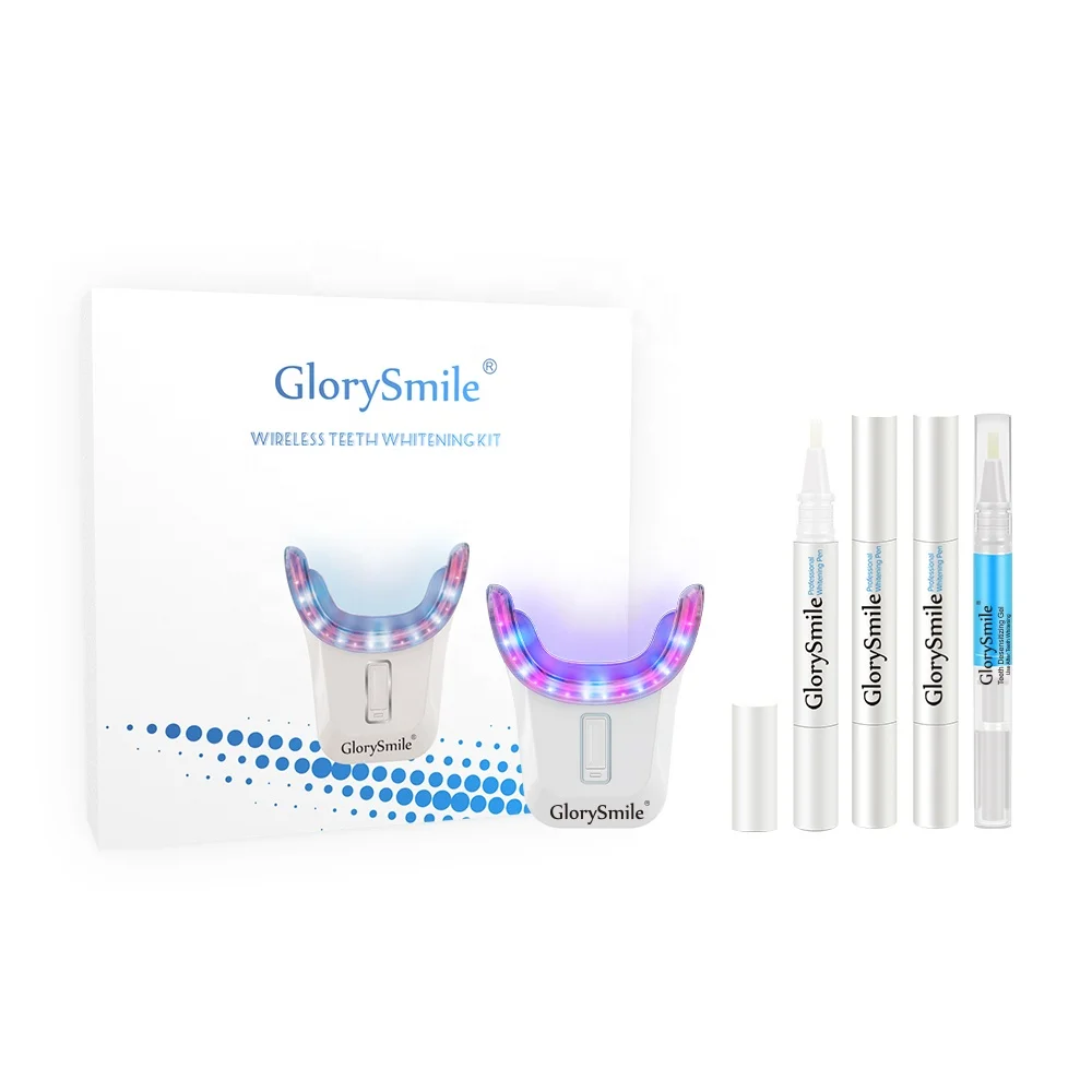 

Big Package teeth whitening rechargeable kit 32 Led Light 4 pcs 2ml gel pen 35%CP