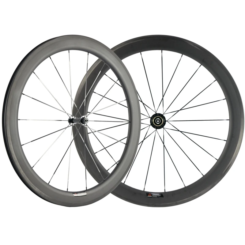 

TB2228 SPAIN Warehouse 50mm Clincher Wheels Carbon Wheelset 3K Matte Finish With R13 Hub Road Bike Wheel, Black