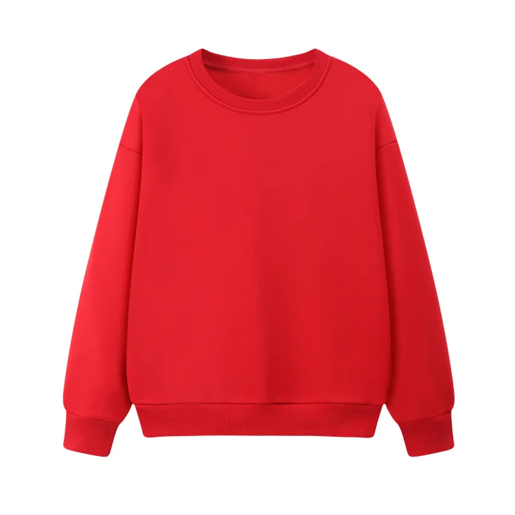 

New Design Best Selling Casual Fleece Crew Neck Pullover Sweater