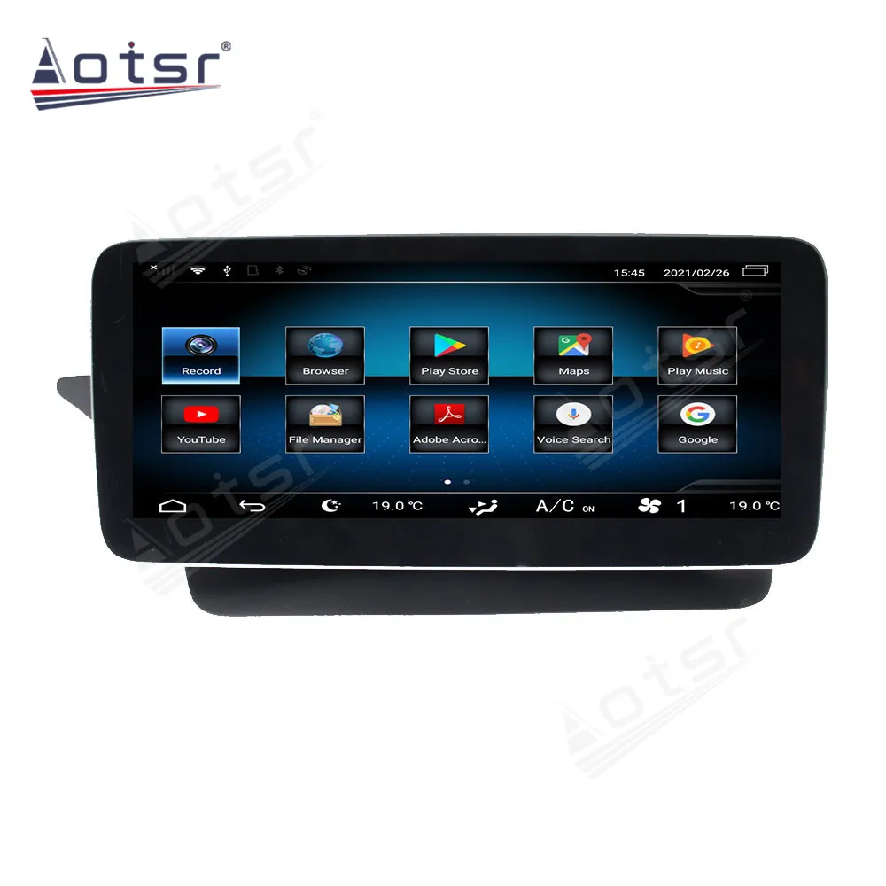 

8+64G Wireless Carplay 4G LTE Android 10 Radio Car GPS Navigation Multimedia Player For Mercedes-Benz E LHD