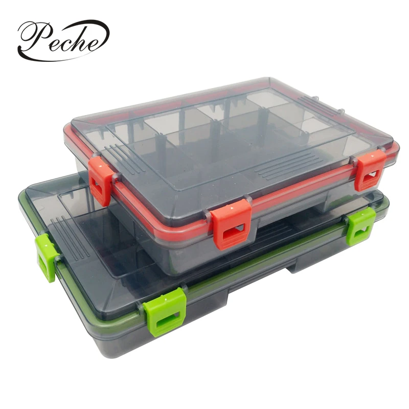 

Multifunctional Fishing Box Fishhook Storage Boxes Caja De Pesca Grid Clear Fish Lure Hook Case Plastic Fishing Tackle Boxes