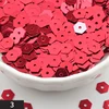 DIY garment accessories PVC PET hexagon shape decorative colorful 6mm sequins for clothing