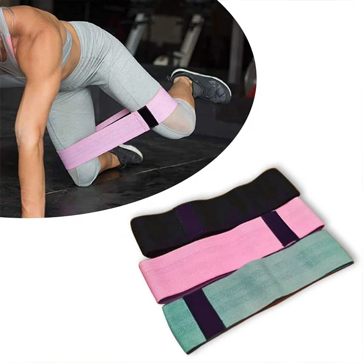 

Custom Logo  Elastic Fabric Yoga Hip Circle Resistance Bands