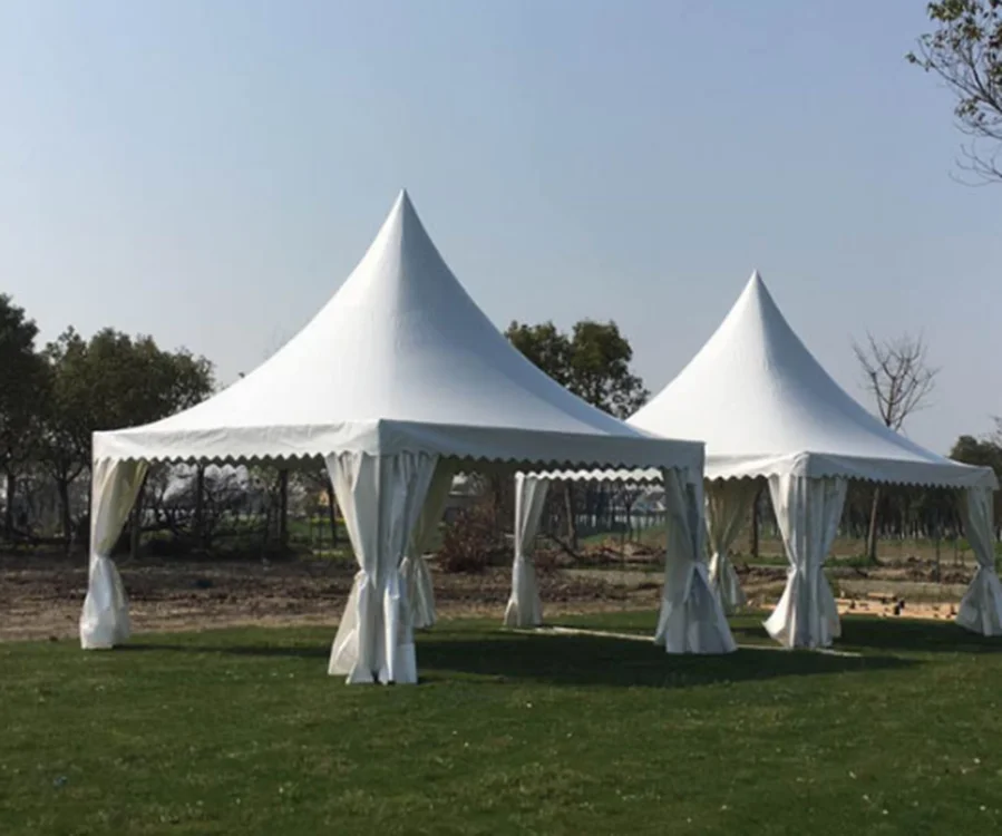 

Outdoor white PVC aluminum  wedding pagoda tent for party wedding marquee, White or customized