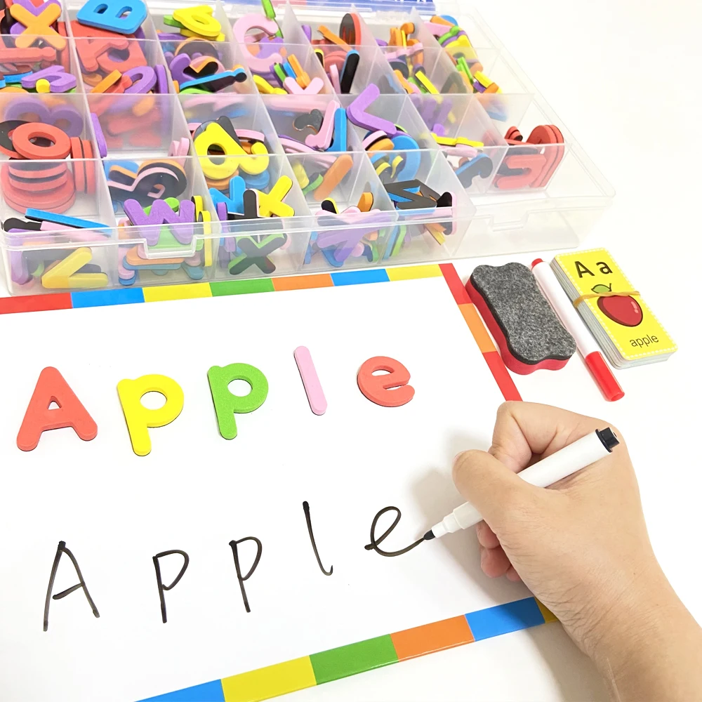 

ABC Magnets for Classroom Letters Numbers with Magnetic Board