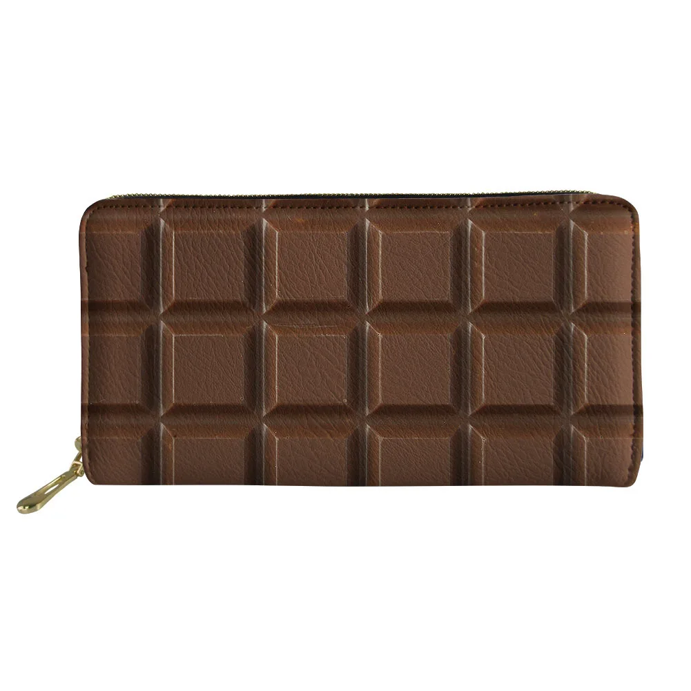 

Wallets Woman Purse Ladies chocolate Design Womens Designer Wallet Leather Texture Pattern Wristlets Phone Wallet Women
