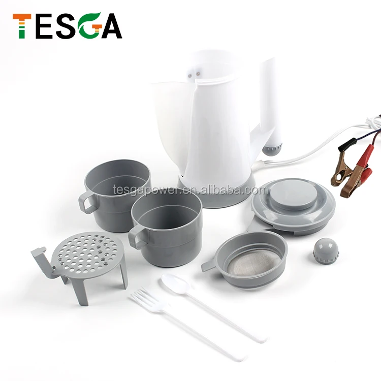 Portable Jug 24v Electric Water Kettle With Teapot Set Powered 24v