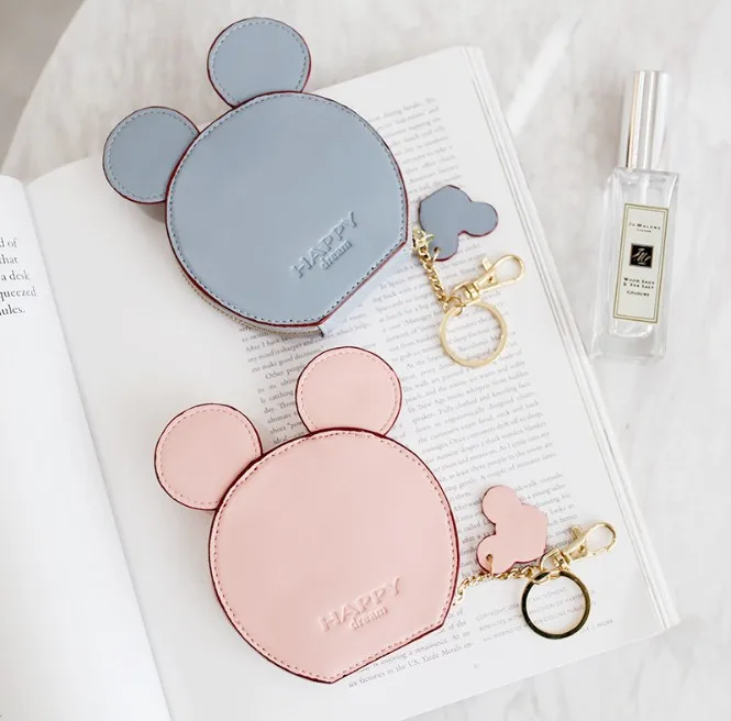 

Lovely Girls Coin Purse Small Zipper Pouch Mouse Shape Pu Coin Bags For Children Kids, 7 colors