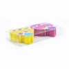 Cake shaped household cleaning sponge for washing dishes
