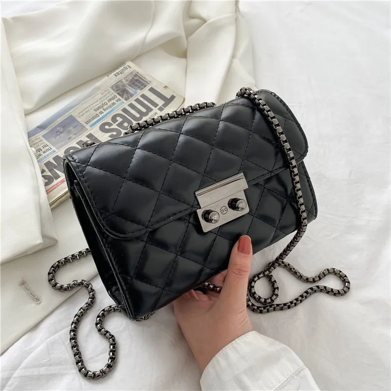 

2021 new women's bag small tide summer Crossbody Korean chain wild one-shoulder small bag