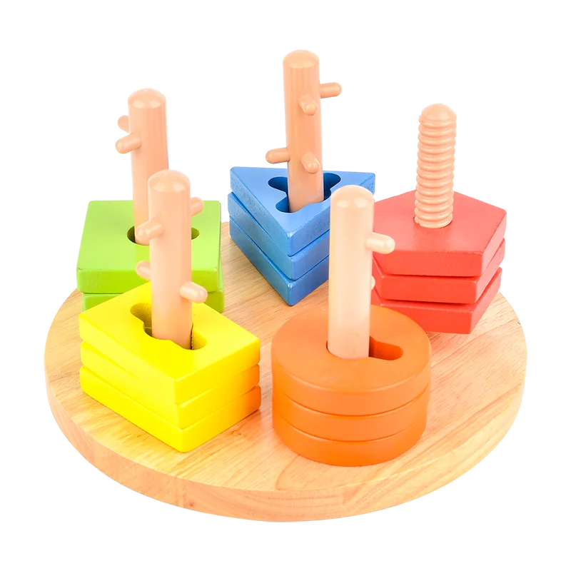 

Wholesale manufacturer wooden blocks Price Building Block Educational Toys Creative Toy For Children's Gift