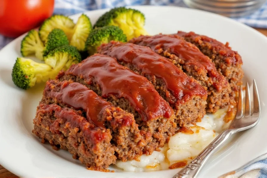 Bowl with Meatloaf Ingredients