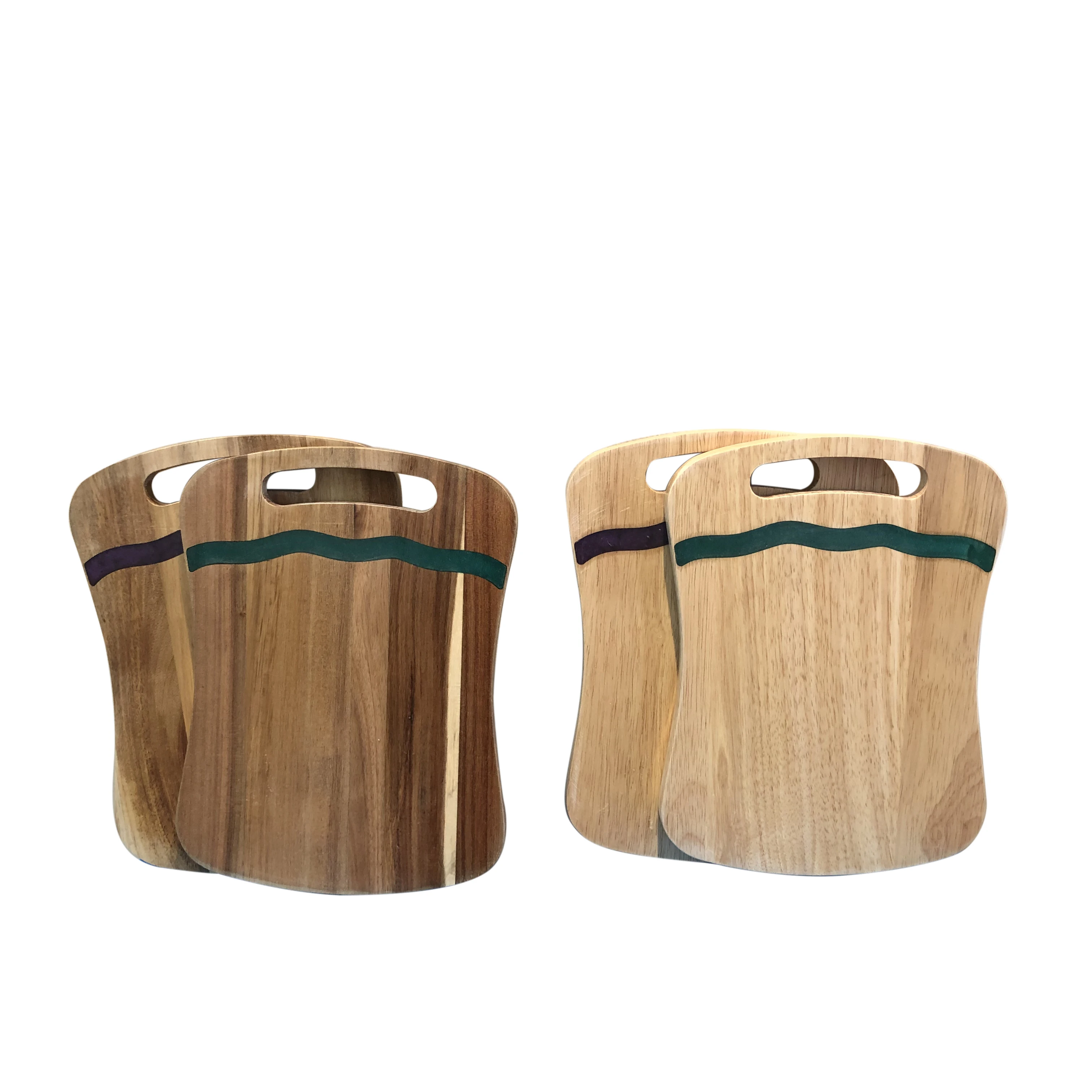 
Easy Clean Wooden Kitchen Cutting Board with flower 