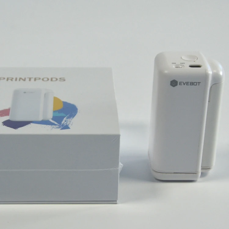 

EVEBOT Printpods Personal Mini Portable Bluetooth Water Proof Sticker Temporary Tattoo Printer Printing Machine On Skin Body