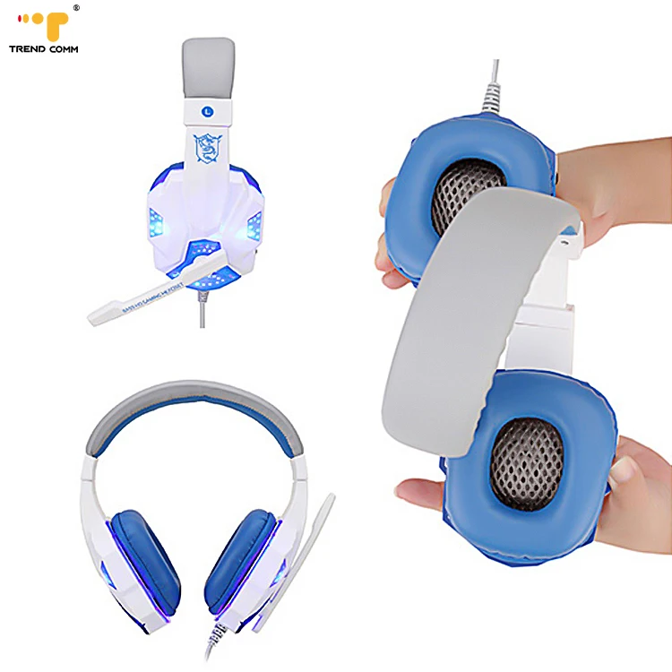 

Noise Cancelling PS4 Headset Gaming New Premium Glowing Headphones In Bulk PC Headphone