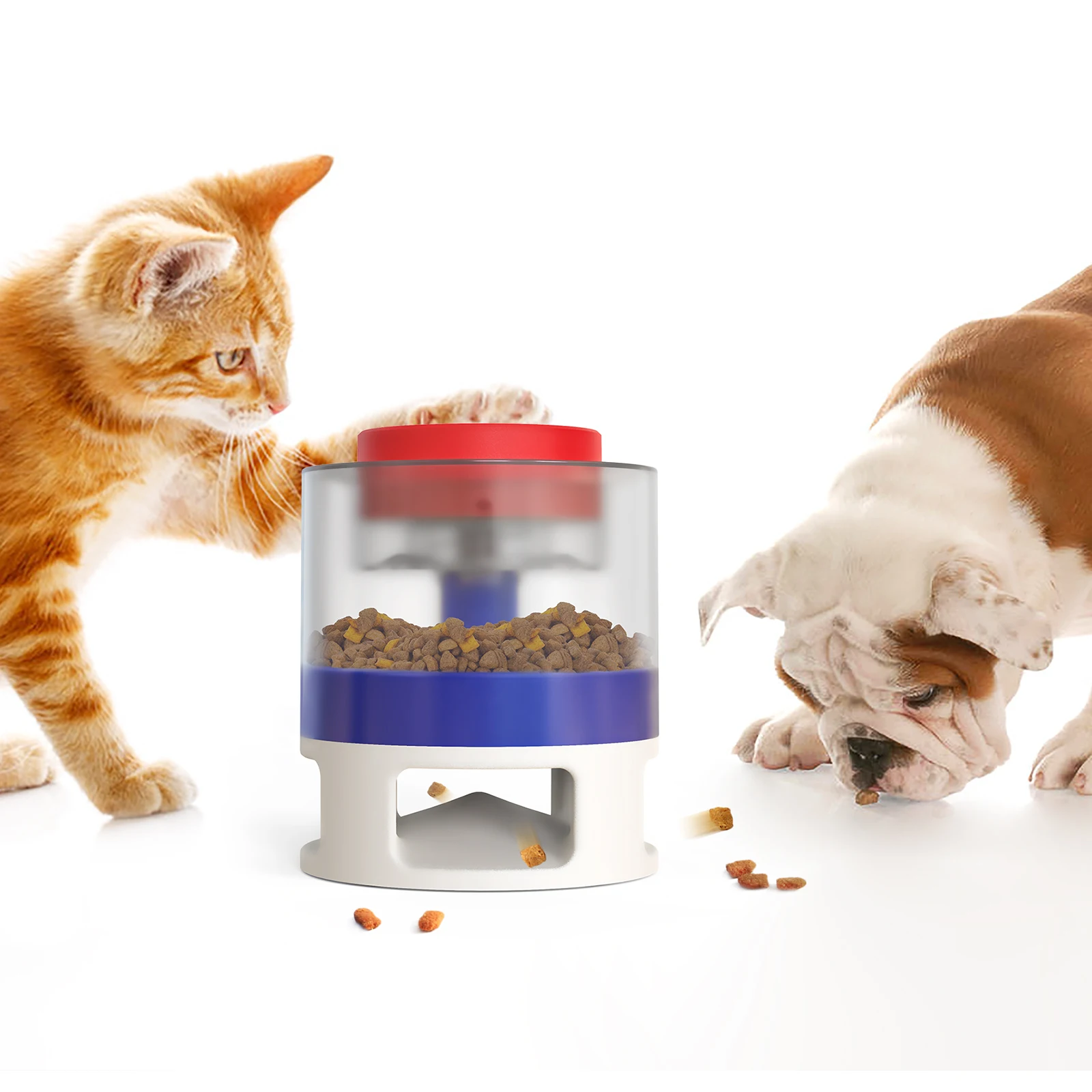 

Dog Food Dispenser Cat Toy Interactive Pet Toy Slow Food Dispenser Dogs Food Puzzle Feeder Toys