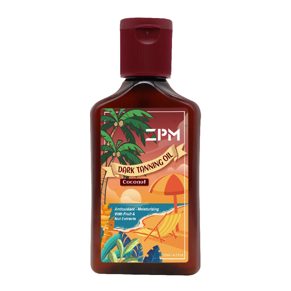 

125 ml coconut fruit nut extracts Sun Tan & Body Oil | Organic Tanning Oil | Get Healthy Deep Chocolate Tan