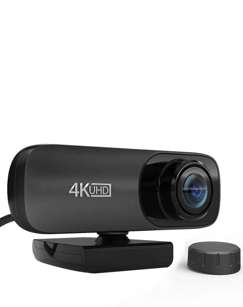 

2021 Hotsell Real 4K Webcam 8MP HD USB Computer Web Camera For Online Class, Black