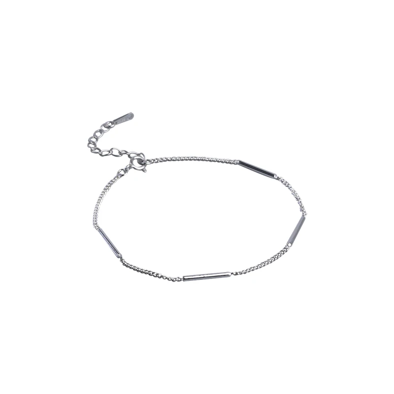 

Real Gold Plated Bracelet Women Jewellery 925 Silver Charm Stick Bar Bracelets