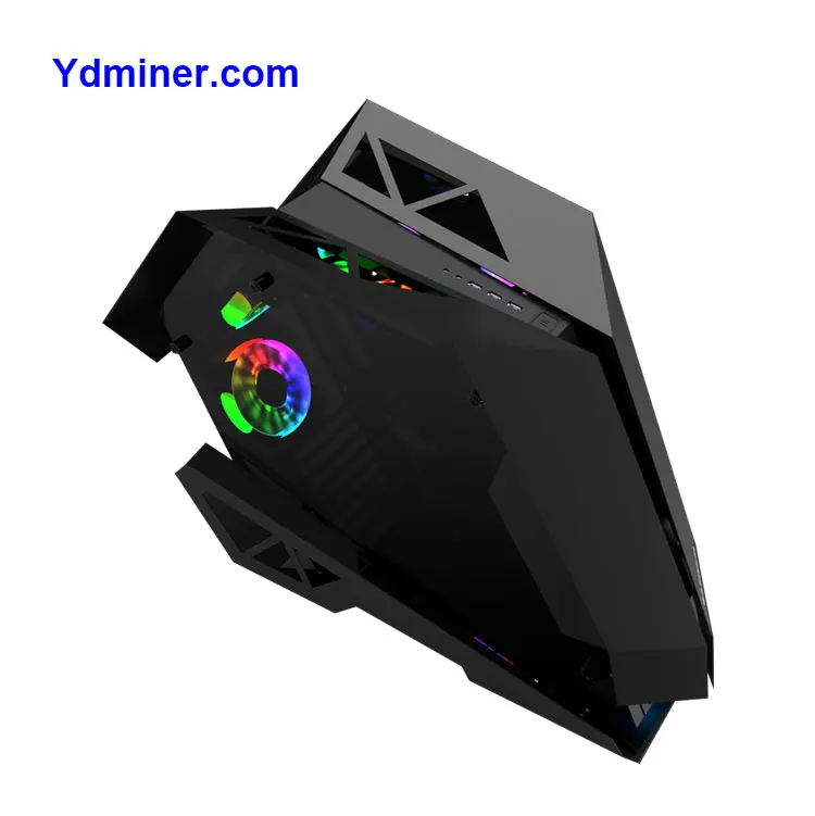 

YD-WJDHF 2020 Hot Selling Cheap OEM steampunk computer case wearble computer case guangzhou computer case, Black