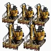 Tunnel two line wrong station gouging machine tunnel low side wall special gouging machine curved surface gouging machine