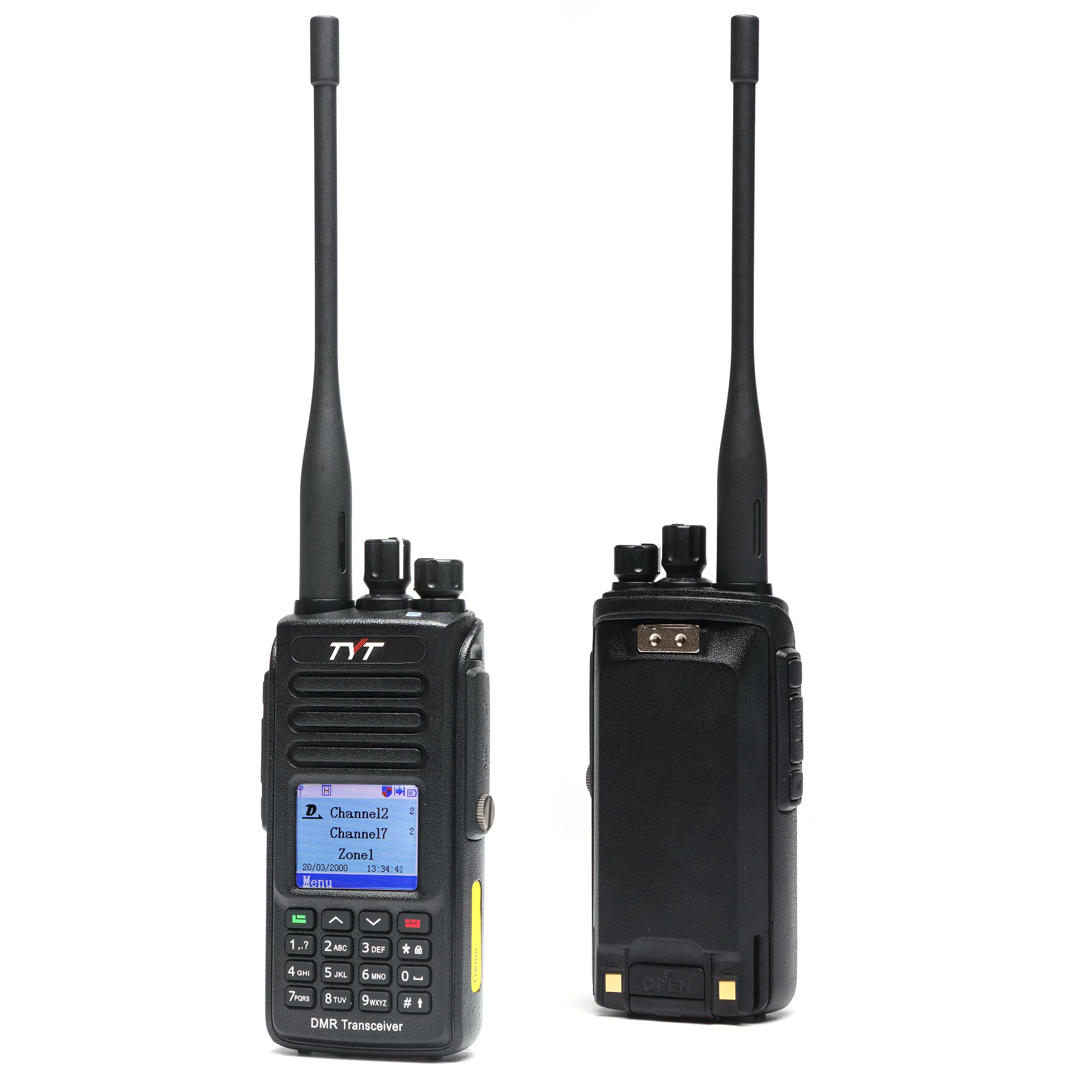 

TYT MD-UV390 VHF/UHF Dual Band IP67 Waterproof 5W Digital Wakie Talkie GPS Two Way Radio w/ Cable