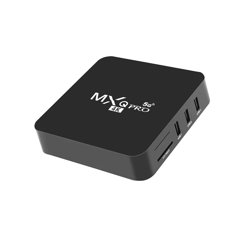 

2021 Cheapest Android TV box MXQ pro 4K 5g 1gb Ram 8gb Rom dual wifi Android 7.1 10.0 Smart Set top box