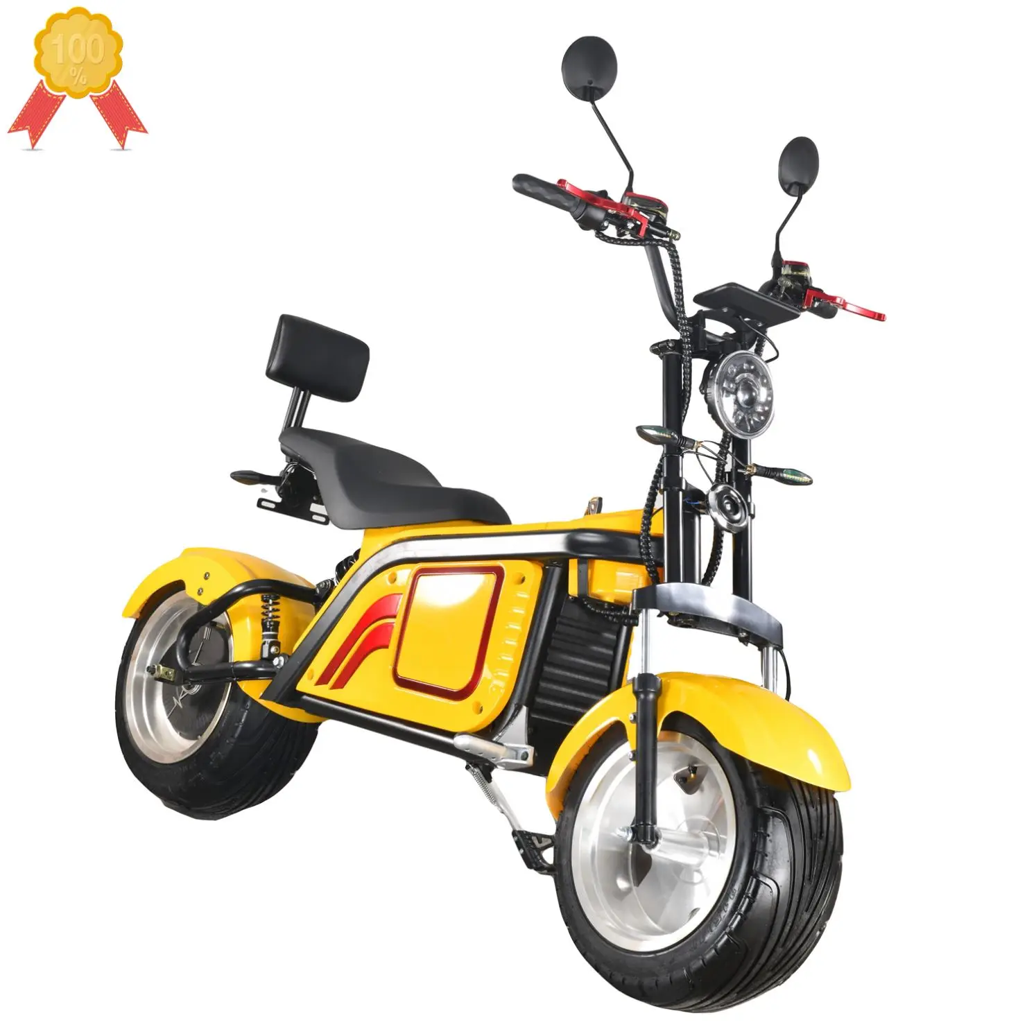 

China 1000W Dual Motor Powerful 60V Two Wheel 10 Inch Fat Tire Off Road Electric Scooter For Adults