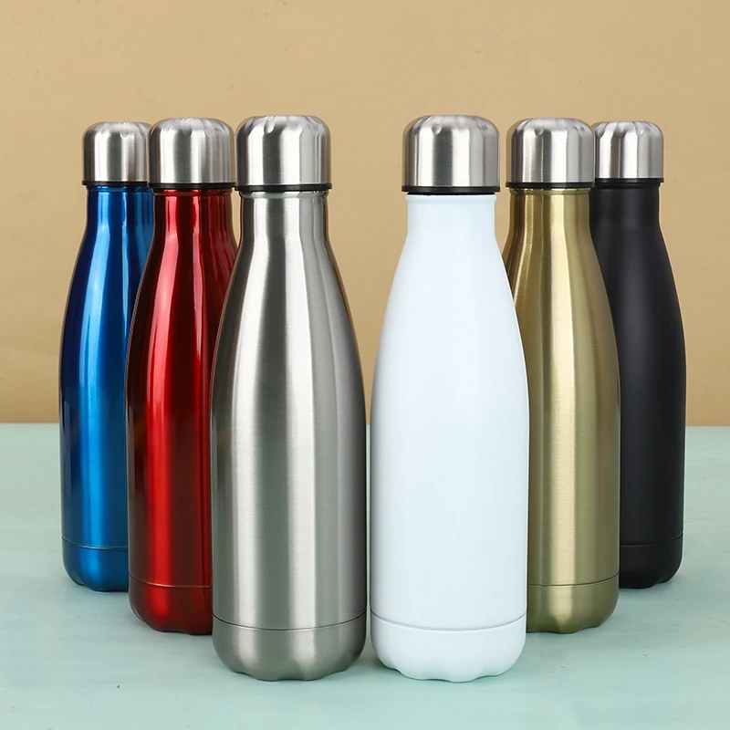 

Factory Direct Sale Sports Water Bottles Stainless Steel Insulated Cola Shape Bottle Bicycle Cross-country Water Bottle