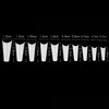 2019 Wholesale 500pcs/bag Nails Clear/Natural False Nails Artificial Fingernails new French coffin Nail Tips