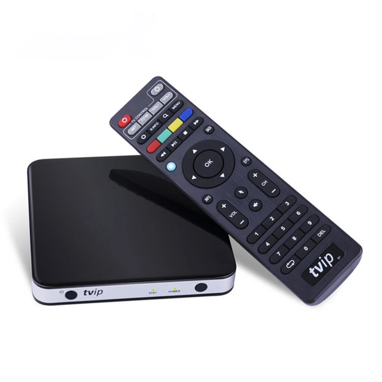 

Best Seller TVIP 605 Mini Dual OS Android /Linux tv box Amlogic S905X Arabic iptv box WIFI Airplay IPTV streaming box 410 412
