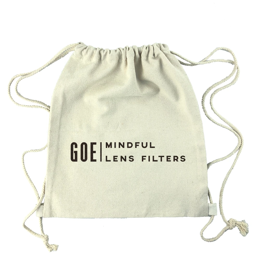 

Beautify recycled nature laminated canvas drawstring bag small, Customized color