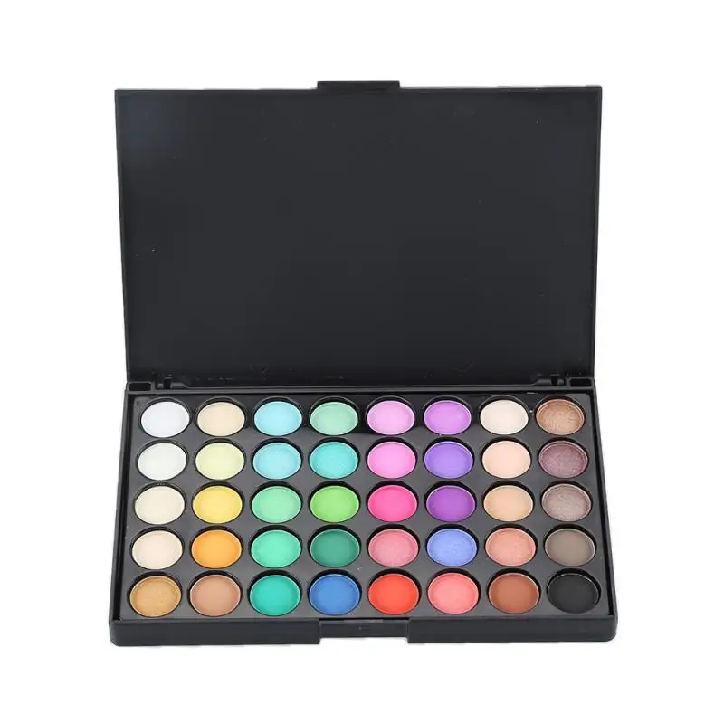 

40 colors pearlized eyeshadow Cosmetic Matte Eyeshadow Cream Eye Shadow Makeup Palette Shimmer Set, 40pcs as the picture shown (include pearlized eyeshadow & matte eyesh