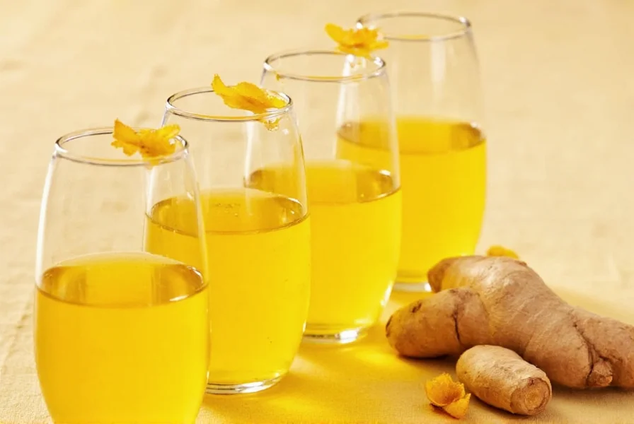 Step-by-step preparation of homemade ginger turmeric wellness shots
