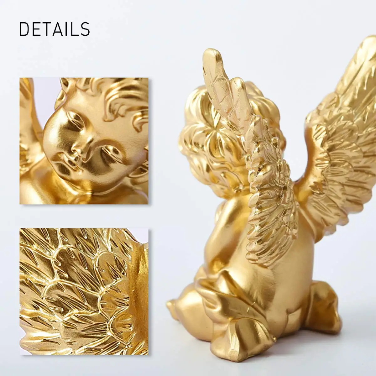 Cheap Gold Angels Resin Cherubs Statue Figurine Buy Resin Angel Cherub Figurine,Small Angel